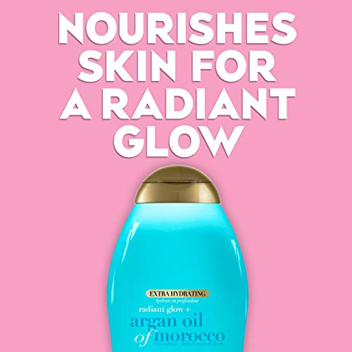 OGX Radiant Glow + Argan Oil of Morocco Extra Hydrating Body Lotion for Dry S...