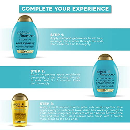 OGX Renewing + Argan Oil of Morocco Hydrating Hair Conditioner, Cold-Pressed ...