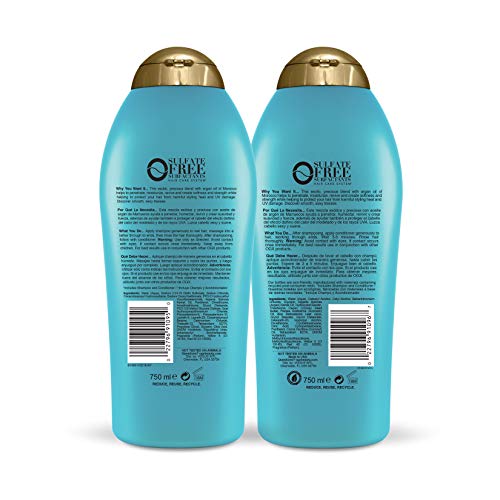 OGX Renewing + Argan Oil of Morocco Shampoo & Conditioner, 25.4 Ounce (Set of 2)