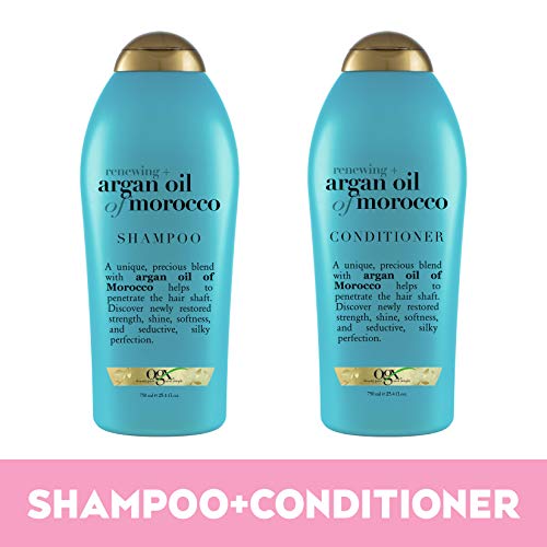 OGX Renewing + Argan Oil of Morocco Shampoo & Conditioner, 25.4 Ounce (Set of 2)