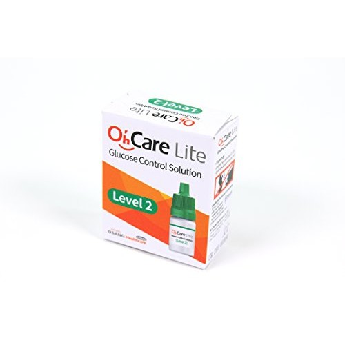 Oh’Care Lite Control Solution for Glucose Meter – Level 2 Blood Glucose Contr...