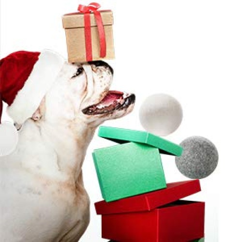 OHOCO Wool Dryer Balls 6 Pack XL, Organic Natural Wool for Laundry, Fabric So...