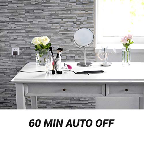 5 in 1 Curling Iron Wand Set, Ohuhu Upgrade Curling Wand 5Pcs 0.35 to 1.25 In...