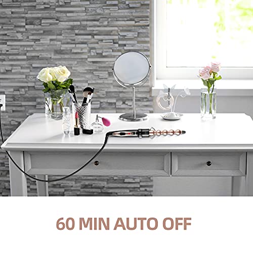 7 in 1 Curling Iron Wand Set, Ohuhu Upgrade Curling Wand With 7Pcs 0.35 to 1....