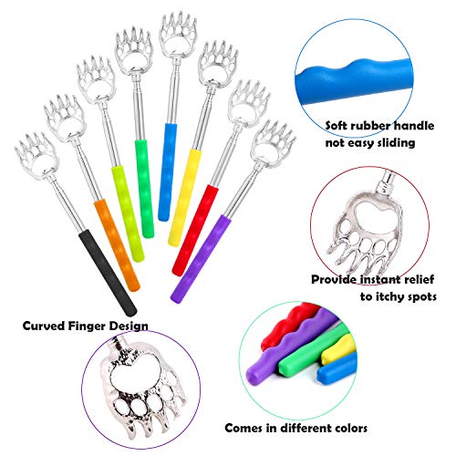 Back Scratcher Ohuhu 8 Pack Extendable Telescopic Bear Claw Back Itching Scal...