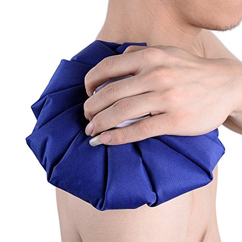 Ice Cold Pack Ohuhu 9" Reusable Ice Bag Hot Water Bag for Injuries, Hot & Col...