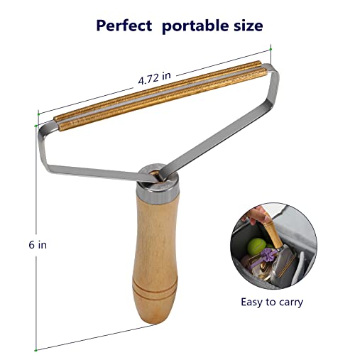 OJJ Portable Hair Removal Agent, Double-Sided Fluff Remover, Used to Remove D...