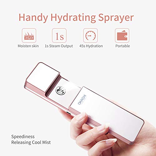 Nano Facial Mister Ionic Cool Mist Sprayer Moisturizing Atomizer Face Nebuliz...