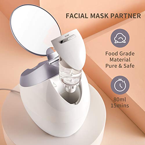 OKACHI GLIYA Facial Steamer 4 in 1 Nano Face Steamer - Professional & Safe St...