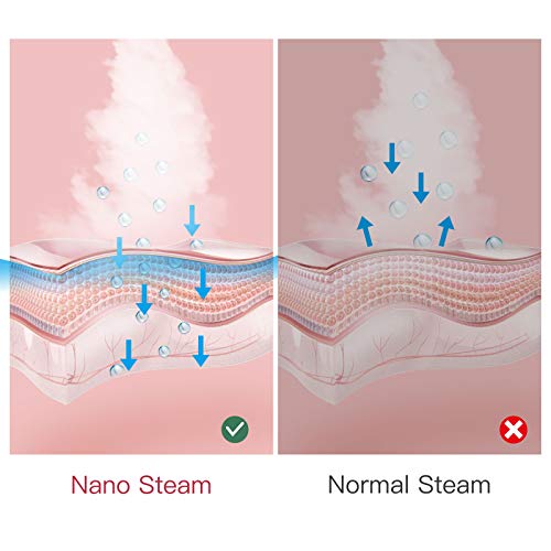 OKACHI GLIYA Facial Steamer Nano Ionic Warm Steam, Home SPA Quality Steamer 1...