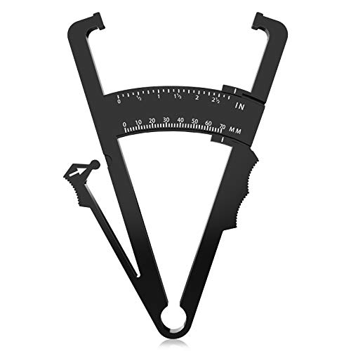 Body Fat Caliper, Fat Measure Clipper Combo with Body Fat Percentage Measure ...