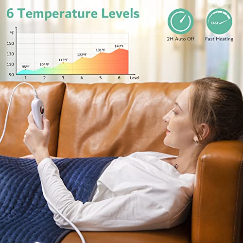 Heating Pad for Back Pain Relief, OKK XXX-Large Electric Heating Pads for Cra...