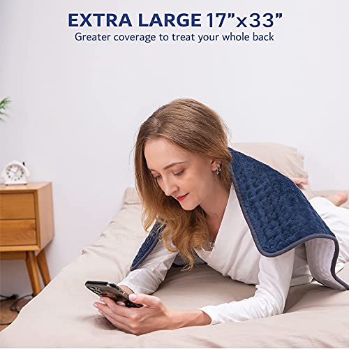 Heating Pad for Back Pain Relief, OKK XXX-Large Electric Heating Pads for Cra...