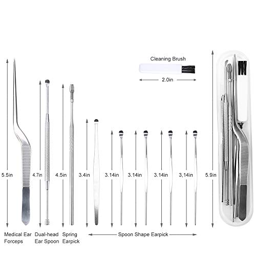Ear Wax Removal Kit, Ear Cleaner Kit Okom 9Pcs, Upgrade Ear Wax Removal Tool,...