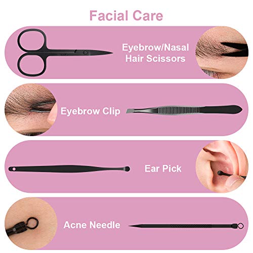 Manicure Set, Okom 10 in 1 Manicure Kit ,Manicure Set Professional ,Nail Clip...