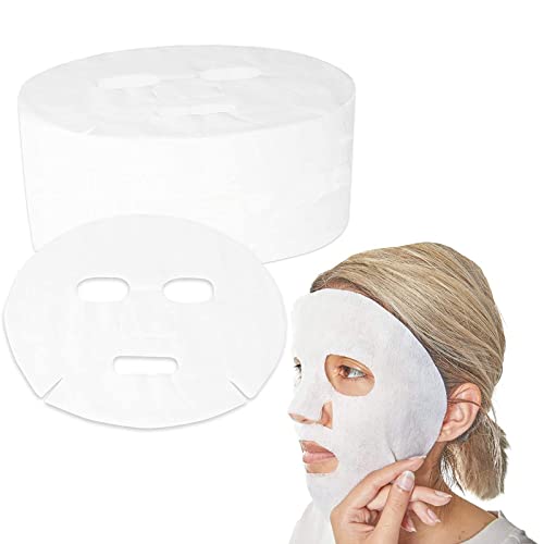 Paper Beauty Sheets for Face, Skincare (White, 200 Pack)