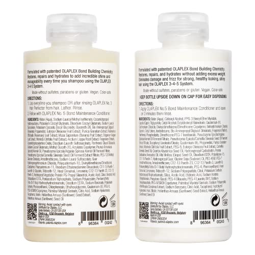 Olaplex No.5 Bond Maintenance Conditioner, 8.5 Fl Oz with Olaplex No.4 Bond M...