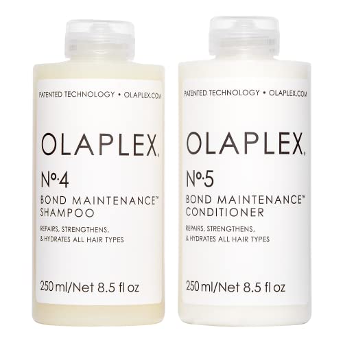 Olaplex No.5 Bond Maintenance Conditioner, 8.5 Fl Oz with Olaplex No.4 Bond M...