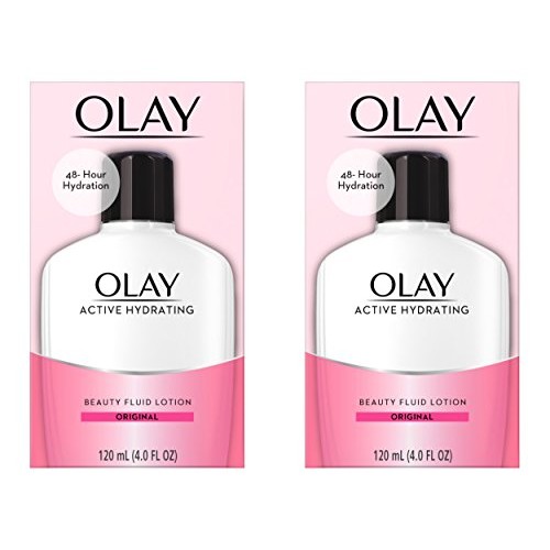 Face Moisturizer by Olay, Active Hydrating Beauty Fluid Lotion, Original Faci...