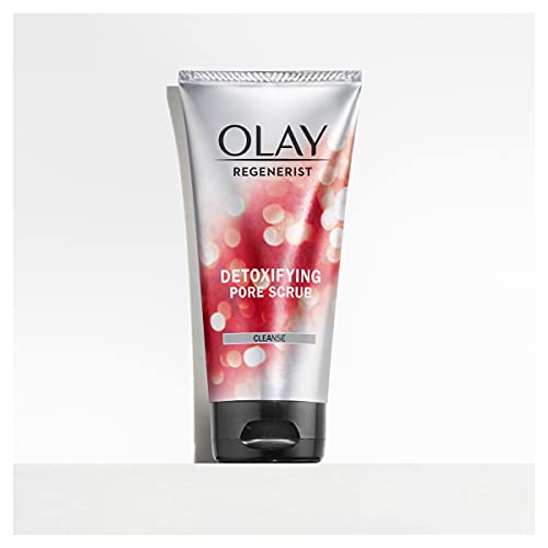 Facial Cleanser by Olay Regenerist, Detoxifying Pore Scrub & Exfoliator, 5 Fl...