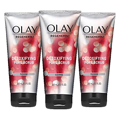 Facial Cleanser by Olay Regenerist, Detoxifying Pore Scrub & Exfoliator, 5 Fl...
