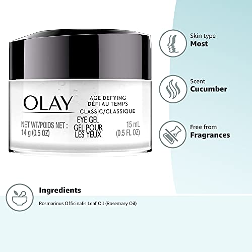 Olay Age Defying Classic Eye Gel, 0.5 oz Packaging may Vary