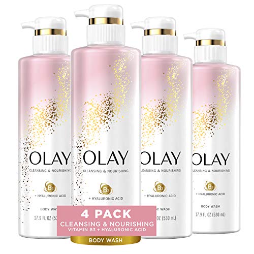 Olay Body Wash with Hyaluronic Acid and Vitamin B3, Cleansing & Nourishing, 1...