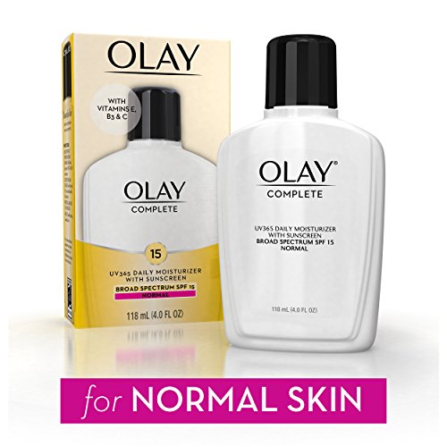 Olay Complete Lotion Moisturizer with Sunscreen SPF 15 Normal, 4.0 Fluid Ounc...