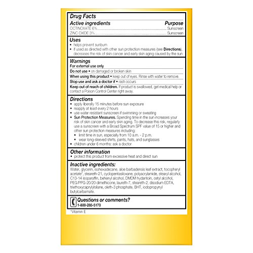 Olay Complete Lotion Moisturizer with Sunscreen SPF 15 Sensitive, 4.0 Ounce, ...