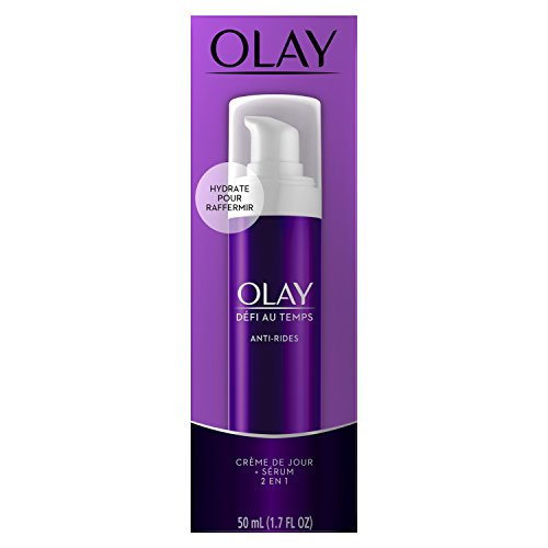 Olay Face Serum by Age Defying Anti-Wrinkle 2-in-1 Day Cream Plus Face Serum,...