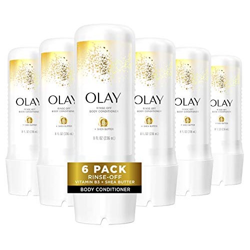 Olay In-Shower Rinse-Off Body Conditioner for Dry Skin with B3 and Shea Butte...