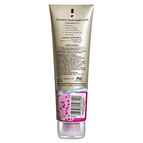 Olay Pore Perfecting Face Scrub with Vitamin C and Dragon Fruit, 4.2 Fl Oz