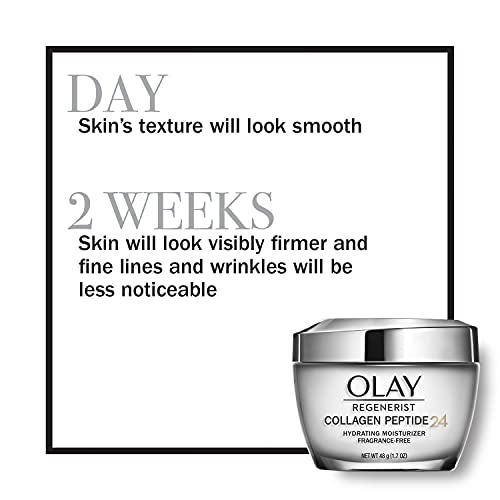Olay Regenerist Collagen Peptide 24 Face Moisturizer with Vitamin B3, Fragran...