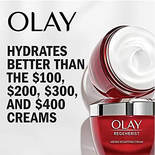 Olay Regenerist Micro-Sculpting Cream Face Moisturizer with Hyaluronic Acid &...