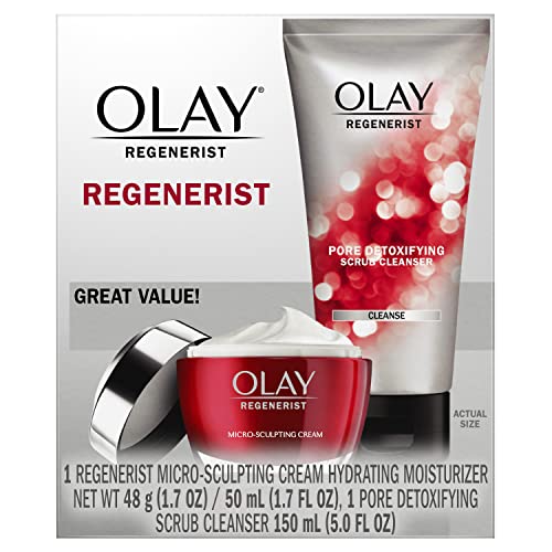 Olay Regenerist Micro-Sculpting Cream Face Moisturizer with Hyaluronic Acid &...