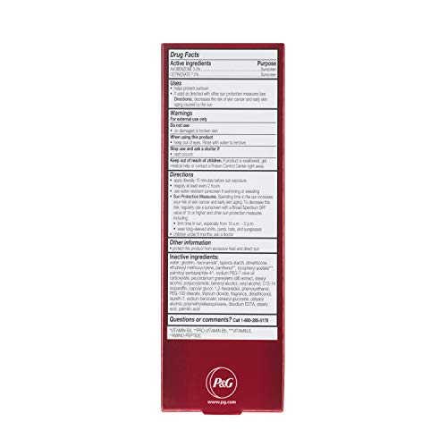 Olay Regenerist Micro-Sculpting Cream Face Moisturizer with Sunscreen SPF 30 ...