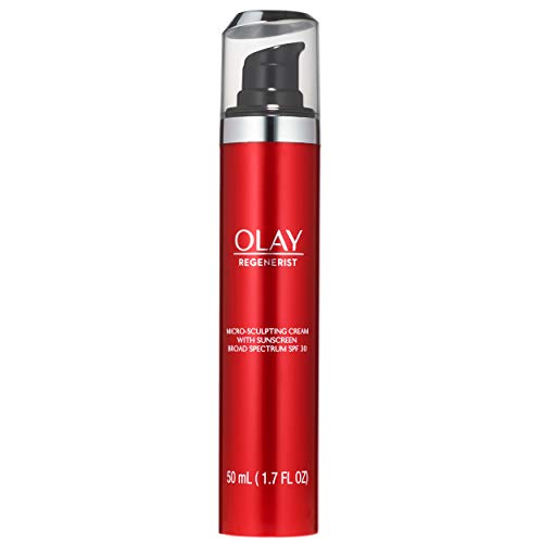 Olay Regenerist Micro-Sculpting Cream Face Moisturizer with Sunscreen SPF 30 ...