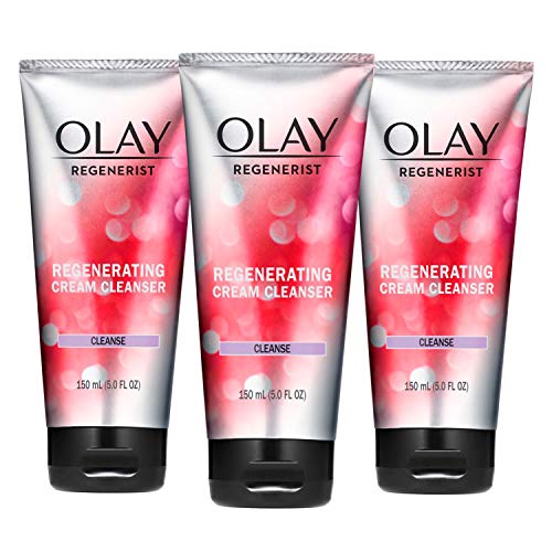 Olay Regenerist Regenerating Cream Cleanser Face Wash, 5 Oz, Pack of 3, (Pack...