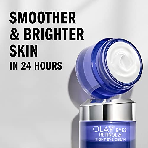 Olay Regenerist Retinol Eye Cream, Retinol 24 Night Eye Cream, 0.5oz + Whip F...
