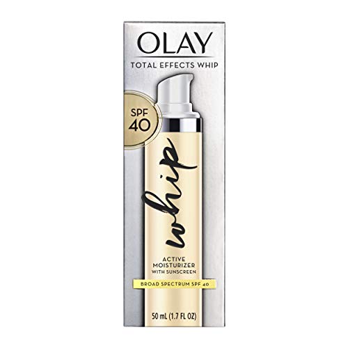 Olay Total Effects Whip Face Moisturizer with Sunscreen SPF 40, 1.7 Fl Oz