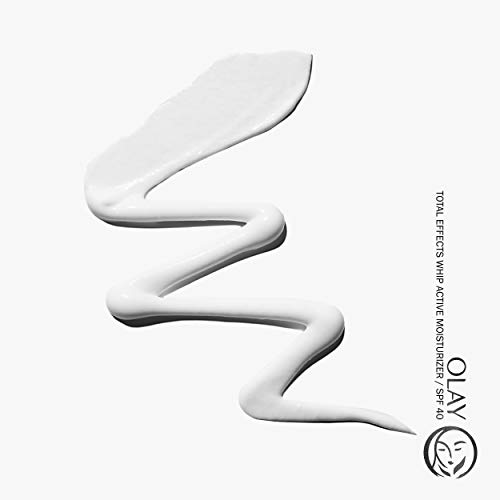 Olay Total Effects Whip Face Moisturizer with Sunscreen SPF 40, 1.7 Fl Oz