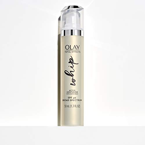 Olay Total Effects Whip Face Moisturizer with Sunscreen SPF 40, 1.7 Fl Oz