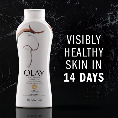Olay Ultra Moisture Coconut Oasis Body Wash, for Smooth and Healthy Looking S...