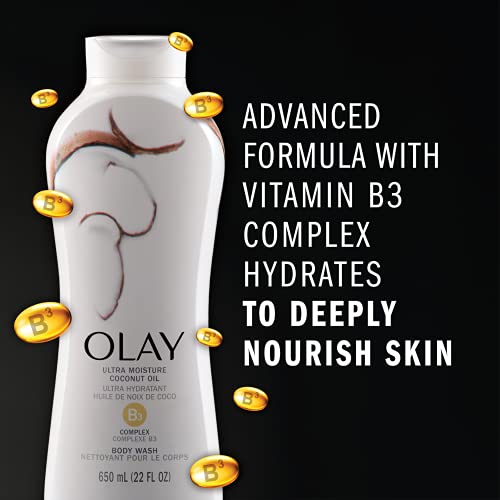 Olay Ultra Moisture Coconut Oasis Body Wash, for Smooth and Healthy Looking S...