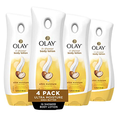Olay Ultra Moisture Shea Butter In-Shower Body Lotion, Improves Dry Skin Hydr...