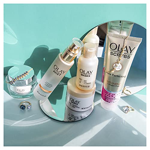 Olay Vitamin C Face Mask Kit, Exfoliator Kit with Mask, Silica, & Exfoliating...