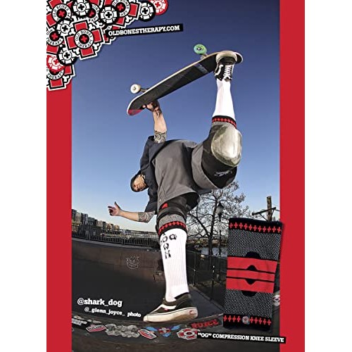 Old Bones Therapy Knee Brace - Knitted Compression Knee Sleeve and Support fo...