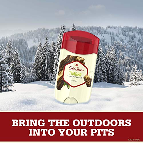 Old Spice Aluminum Free Deodorant for Men, Timber with Sandalwood Scent, 3 oz...