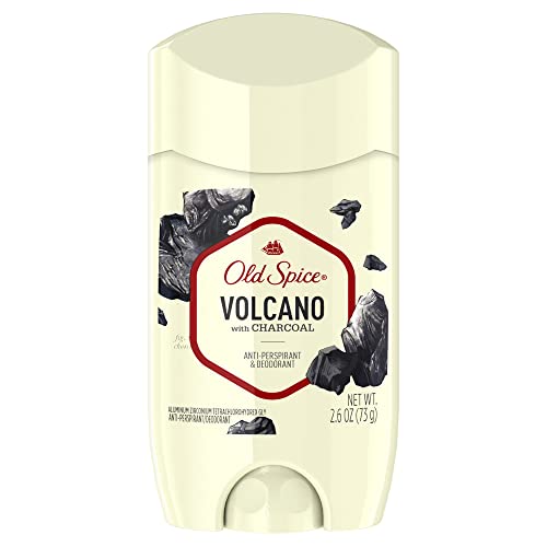 Old Spice Antiperspirant & Deodorant for Men, Invisible Solid, Volcano With C...