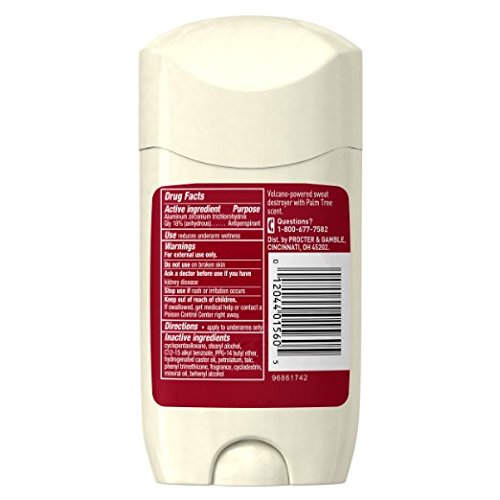 Old Spice Fiji Scent Invisible Solid Men's Antiperspirant & Deodorant 2.6 Oun...